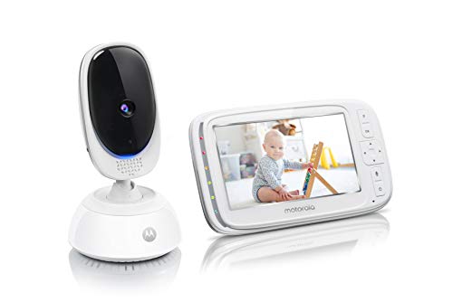 Motorola Comfort75 Video Baby Monitor - Infant Wireless Camera with Remote Pan, Digital Zoom, Temperature Sensor - 5 Inch LCD Color Screen Display with Two-Way Intercom, Night Vision - 1000ft Range #1