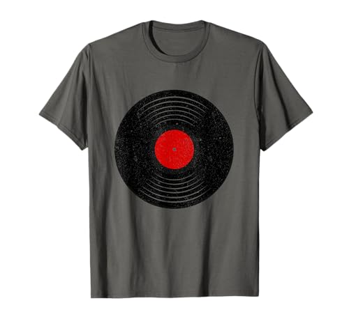 Vintage Vinyl Turntable Record Collector DJ Retro Birthday T-Shirt