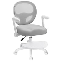 HOFFREE Kids Desk Chair Ergonomic Study Chair with Flipped Armrest