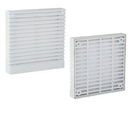 POWER Air Vent Fan Filter for Electrical Panel with Screw set (Air Vent Fan Filter for 4" Inch)