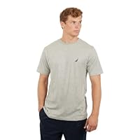 Nautica Men's Bowen B&T T-Shirt, Grey Marl, Large
