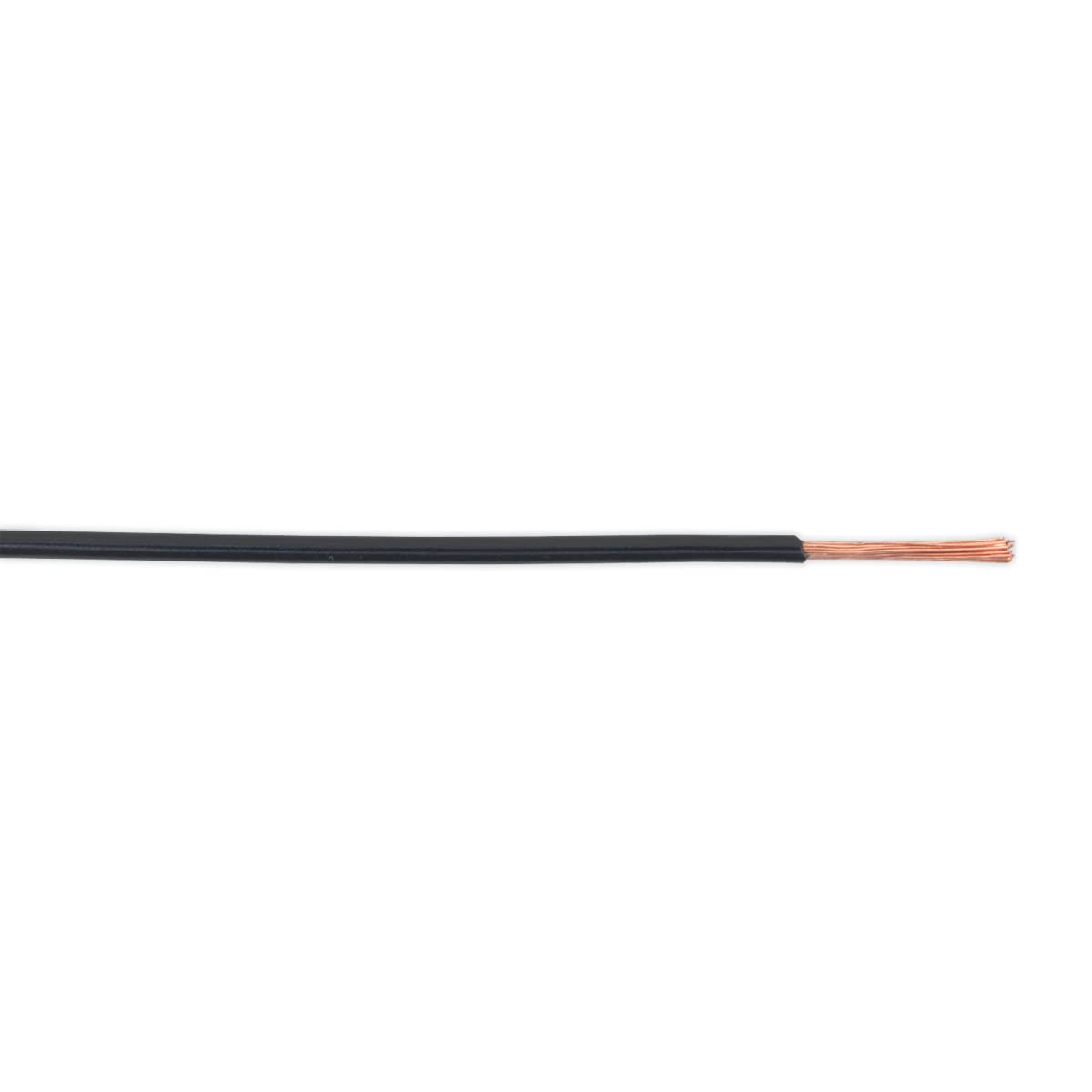 Câble paroi mince 1 mm² auto Sealey AC3220BK fil électrique noir 50 m