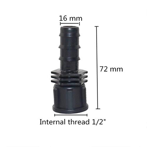Conector roscado hembra para manguera de jardín que facilita el riego de hortalizas 3