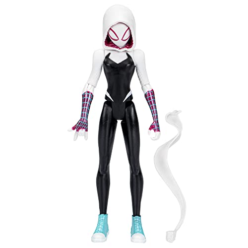 Hasbro Marvel Spider-Man: Across The Spider-Verse, Figurine Spider-Gwen de 15 cm avec Accessoire, pour Enfants dès 4 Ans, F5639, Multicolore