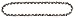 Produktbild kwb 640345 Säge-Kette für Ketten-Sägen Typ 03-A45 3/8 '' / Zoll, Schwert-Länge: 30 cm / 300 mm 45 TG/Treib-Glieder