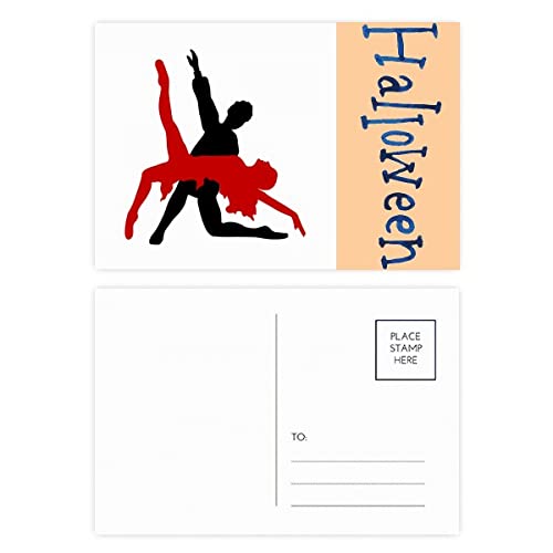 Cartes postales de danse sociale Halloween lot de 20 pièces pour invitations