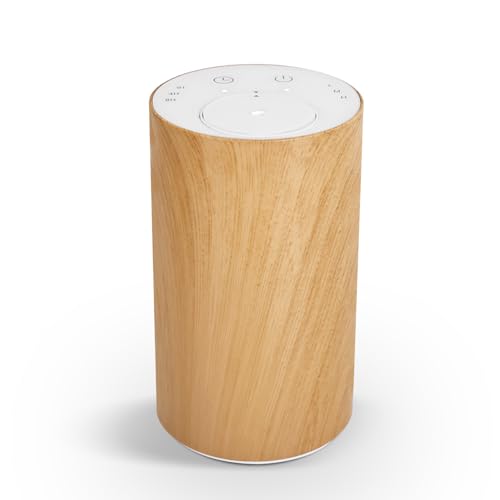 アロマディフューザー ネブライザー式 水なし 車用 エッセンシャルオイル アロマオイル 噴霧 3段間隔噴霧 3段タイマー 30畳対応 漏れ防止 静音 充電式 環境改善 空間消臭 ストレス解消 睡眠 木目