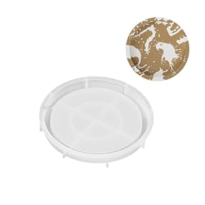 Uqezagpa Silikon Tellerform Runde Gießform