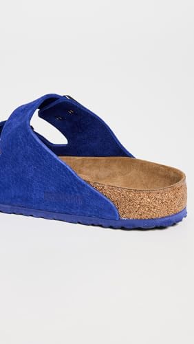 Birkenstock Men's Arizona Sandals, Desert Buck Indigo Blue, 9 Medium US3