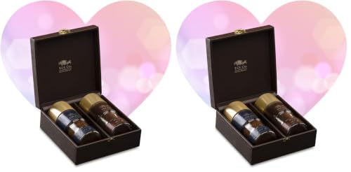Image of TGL Co. Timeless Passion Brown Coffee Gift Set | Luxury Hampers | 2 x 100g Jars | Premium Gifting for Coffee Lovers | Elegant Pack for Festive & Corporate Gifts (Pack of 2)
