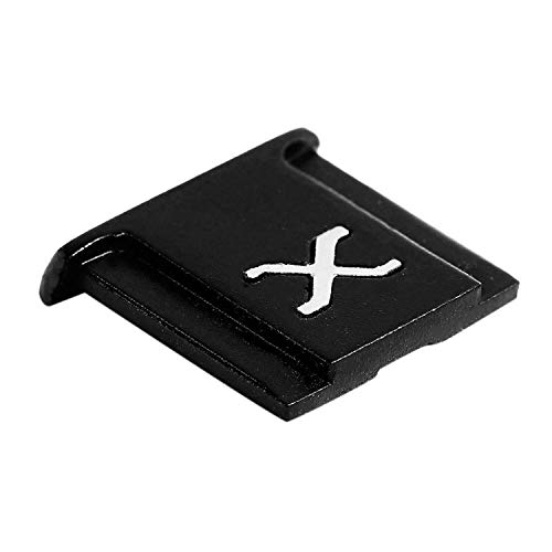 Irlogyer Adatto per Fuji X-T4 X-T3 X-T2 X-T30 X-T20 X-E3 X-E2 X-PRO3 X-PRO2 X30 X10 Flash Slot integrato nero