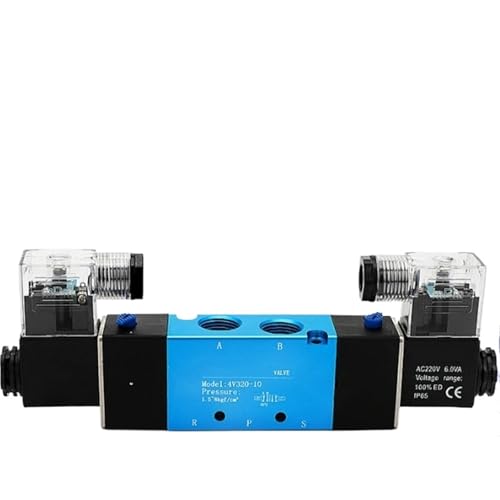 Électrovanne pneumatique 4V330C-10 DC24V à double commande - 2