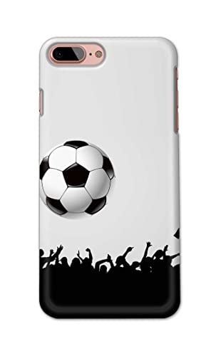 Image of Printed Hard Back Cover Case for Apple iPhone 7+ Plus | iPhone 8+ Plus Back Cover (Football Icon) -1302