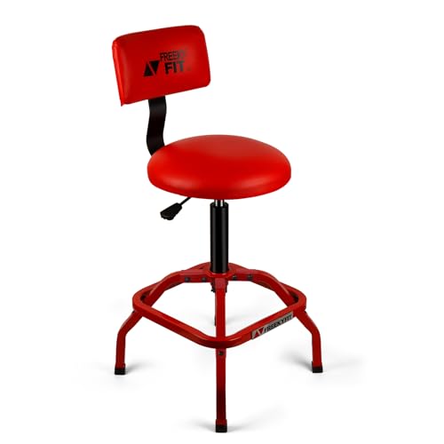 FreekyFit Red Garage Stool