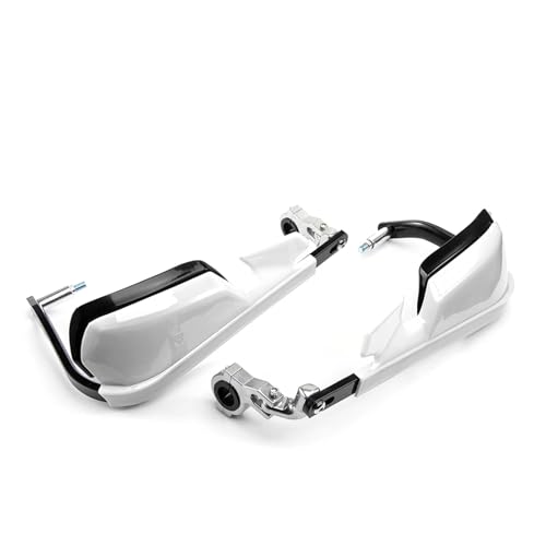 Protège-mains moto blanc anti-choc pour préserver vos leviers SX EXC