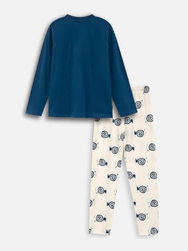 Image of Nap Chief Kids Official Cartoon Characters Full Sleeves Cotton Night Suit for Boys & Girls, Tshirt & Pyjama Set for Sleepwear