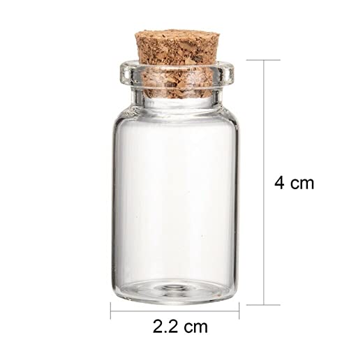 LORD C Empty Spell Jars Small Glass Bottles With Cork Lids Miniature Potion Bottle For Diy Arts Crafts Decoration Weddings Wish Jewelry Party Favors Storage Accessories (5) - Cosy Home Interiors LORD C Empty Spell Jars Small Glass Bottles With Cork Lids Miniature Potion Bottle For Diy Arts Crafts Decoration Weddings Wish Jewelry Party Favors Storage Accessories (5) - Image 2