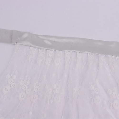 Robe dirndl midi col carré avec zip frontal et son tablier de fête décontracté - 7