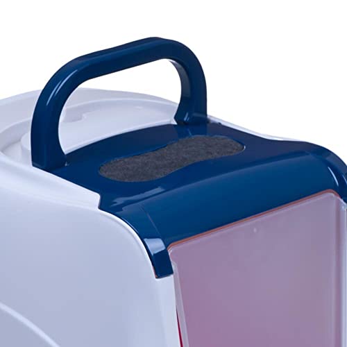 Katzentoilette Sondermodell 50 Katzenklo Schaufel Filter Haube blau und Flieder