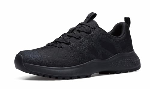 Shoes for Crews Women's Slip-Resistant Work Sneakers - Comfortable, Non-Slip Work Shoes for Women in Food Service, Healthcare, Hospitality & More - Heather II, Size 8