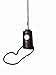 Totes Fashion Auto Open Umbrella 42 Arc - Black with Wood Handle