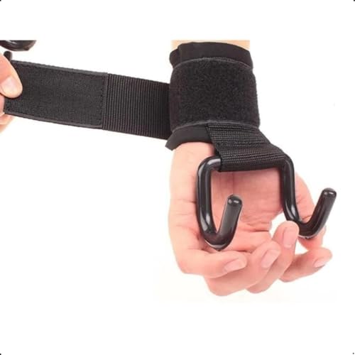 Luva Metal Treino Straps Gancho Musculação Crossfit Funciona + KIT 5 Faixas Elásticas X-MATTE