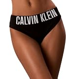 Calvin Klein Braguita de Bikini Mujer Bikini con Logotipo en la Cintura, Negro (Black), M