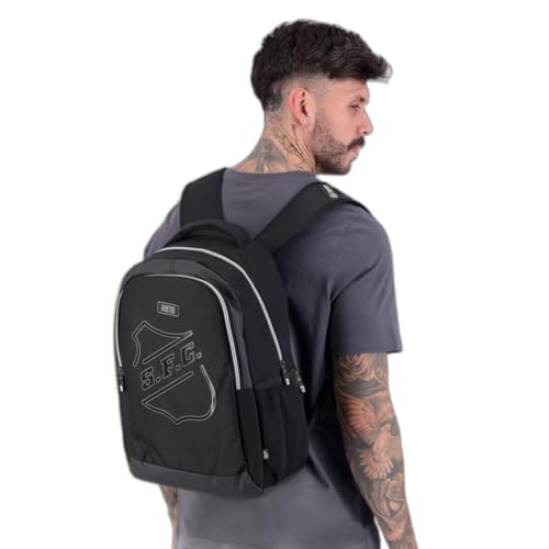 Mochila Esportiva Escolar Futebol Santos torcida Jovem 16623 Oficial
