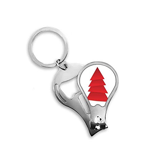 Coupe-ongles arbre de Noël origami DIYthinker au design graphique et finition soignée