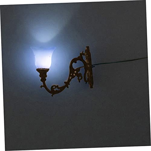 STAHAD 4 Pcs Luz De Parede De Casa De Bonecas Candeeiro De Casa De Bonecas Lâmpada De Jardins De Fad