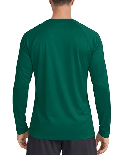 Image of Boladeci Men's UPF 50+ Sun Protection UV SPF Shirts Long Sleeve Lightweight Quick Dry Swim T-Shirts Rash Guard