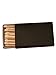 50 Plain Black Matchboxes with Matches