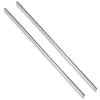 2Pcs 304 Stainless Steel Fully Threaded Rod, 3/8 -16 Thread Size, 12 Length, Right Hand Threads