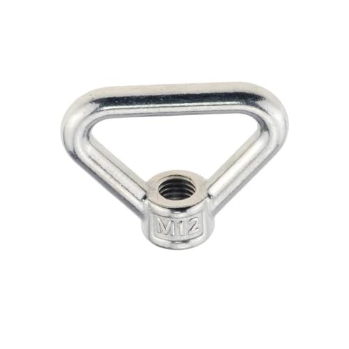 Écrou à œil de levage M24 en inox 304 robuste avec finition triangulaire