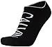 Calvin Klein Mens No Show Socks - 6 Pack Cotton Blend Soft Cushioned Athletic Low Cut Socks for Men, Size 7-12, Black Assorted