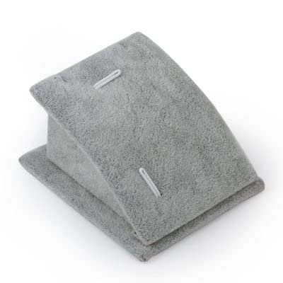 UBERSWEET Grey VelvetWholeslae Lot of 3 Jewelry Display Stand Holder Show Decor Organizer Case 1.5