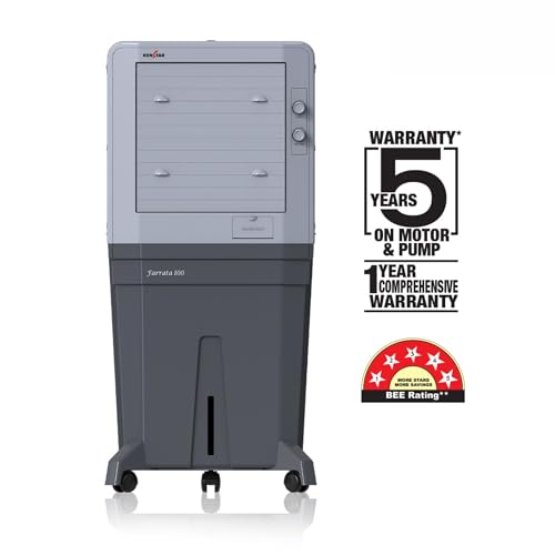 Kenstar Farrata HC 100 Desert Air Cooler for Home - Inverter Compatible, Wood Wool Cooling Pads, Large Wheels (100L, 170 Watts) view 2