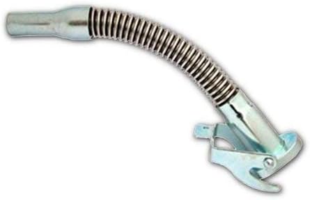 ASC - Silver Flexible Pouring Spout for Jerry Can Fits 5L 10L 20L Jerry Cans - Universal UK/EU Fitting