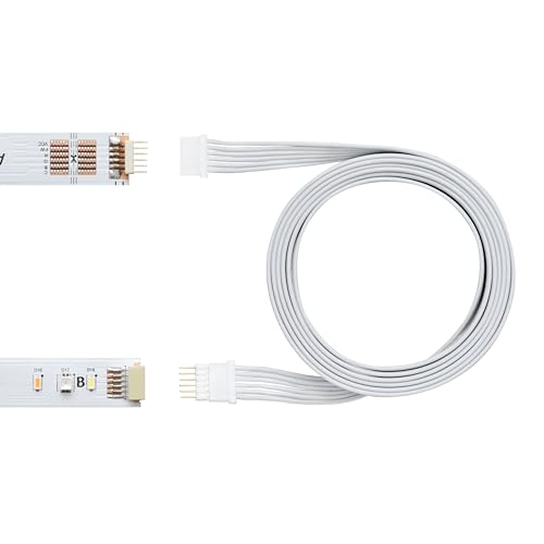 Litcessory Extension Cable for Philips Hue Lightstrip Plus (150mm, 5 Pack, White)