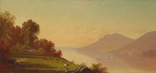 Tableau Paysage Alfred Bricher pour créer une ambiance zen dans votre salon