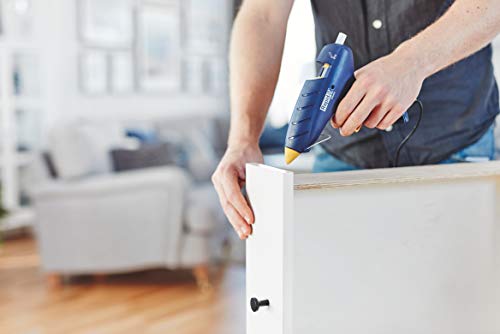 Image of RAPID EG250 Multipurpose Glue Gun with 3 Replaceable Nozzles, 25W, for 12mm Glue Sticks (Free 12 Transparent Glue Sticks)