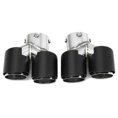 Mise à niveau échappement BMW X3 G01 X4 G02 4 sorties carrées acier inox et carbone