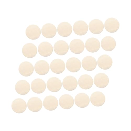 VALICLUD 30 Piezas Esponjas de Lufa Natural Exfoliantes para Ducha y Limpieza Facial Almohadillas para Eliminar Impurezas y Limpiar Profundamente y Platos Beige