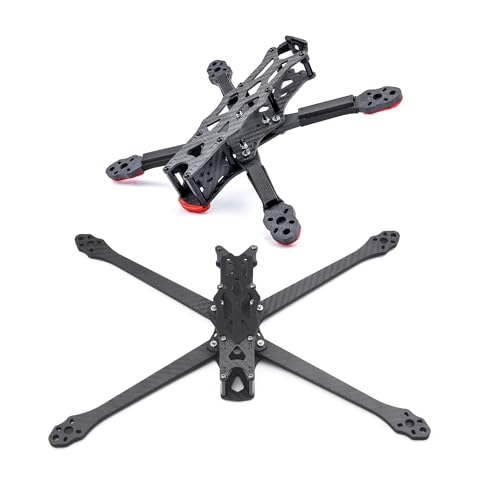 Cadre carbone APEX-HD 5 pouces 225mm | Châssis drone FPV avec bras 9 pouces et accessoires de montage