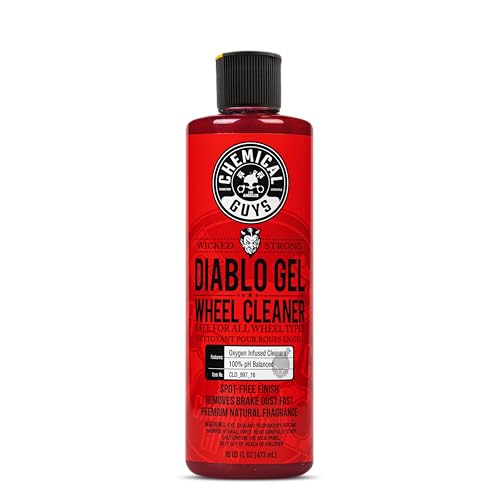 Chemical Guys CLD_997_16 Diablo Gel Oxygen Infused Foam Wheel And Rim Cleaner, Concentrated (Safe on All Wheel & Rim Finishes), for Cars, Trucks, SUVs, Motorcycles, RVs & More 16 fl oz