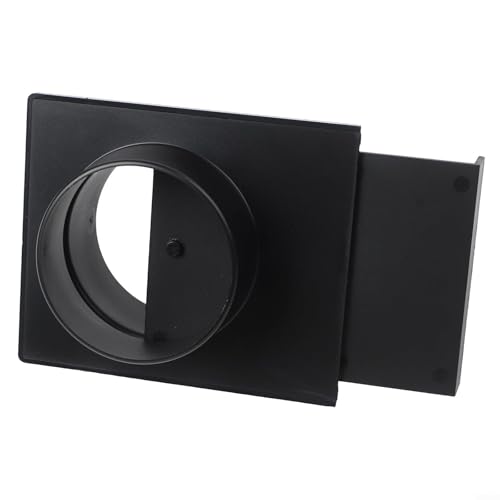 Ventil-Staubschlauch-Adapter, 100 mm ABS Dreiwege, Ventilanschluss für Staubsammler und Staubsauger-Zubehör Lüftungskanalverbinder 100 mm Dreifach-Ventil für Staubsaugeranlage