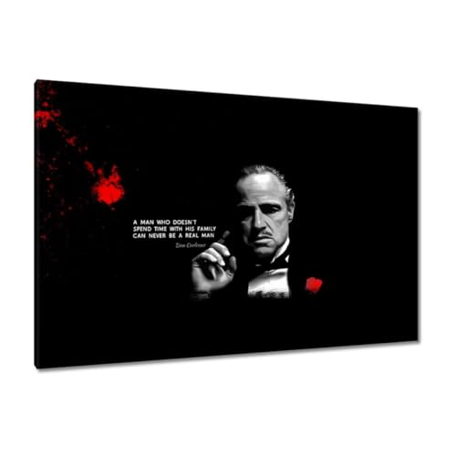 Peinture imprimée sur toile pour habiller un grand mur vide tableau Corleone 120x80cm