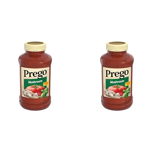 Image of Prego Mushroom Pasta Sauce, 45 oz Jar (Pack of 2)