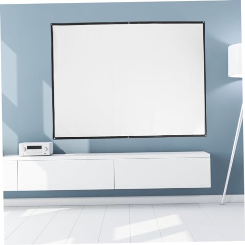 Pantalla de proyección portátil blanca para negocios y hogar miniatura 4