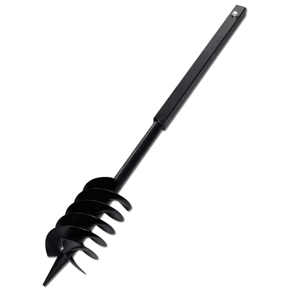 vidaXL Bêche et Tarière Manuelle 150 mm avec Rallonge 9 m Acier Sol Jardin